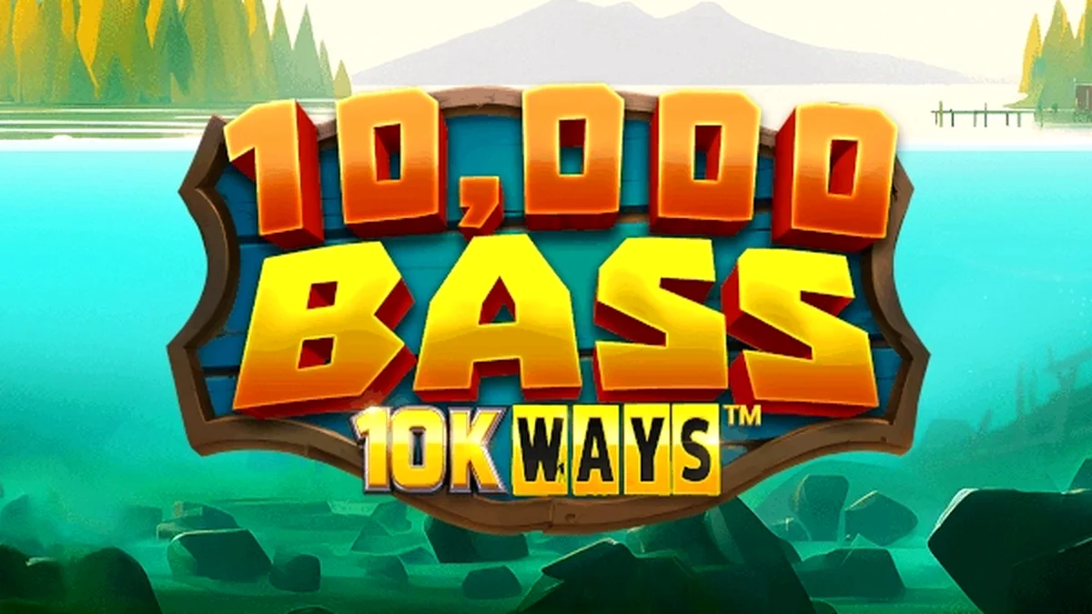 Interface visual e símbolos do slot 10,000 Big Bass 10K Ways